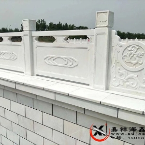 汉白玉桥面石栏杆