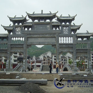 五门九楼石雕牌坊