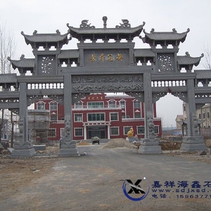 五门九楼石雕牌坊