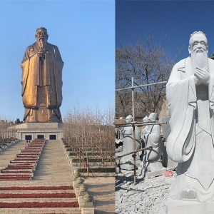 孔子像石雕推荐嘉祥海鑫石业有限公司