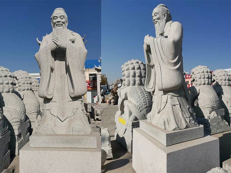 孔子石雕像的寓义